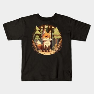 what does the fox actually say | Just a boy who loves foxes Kids T-Shirt